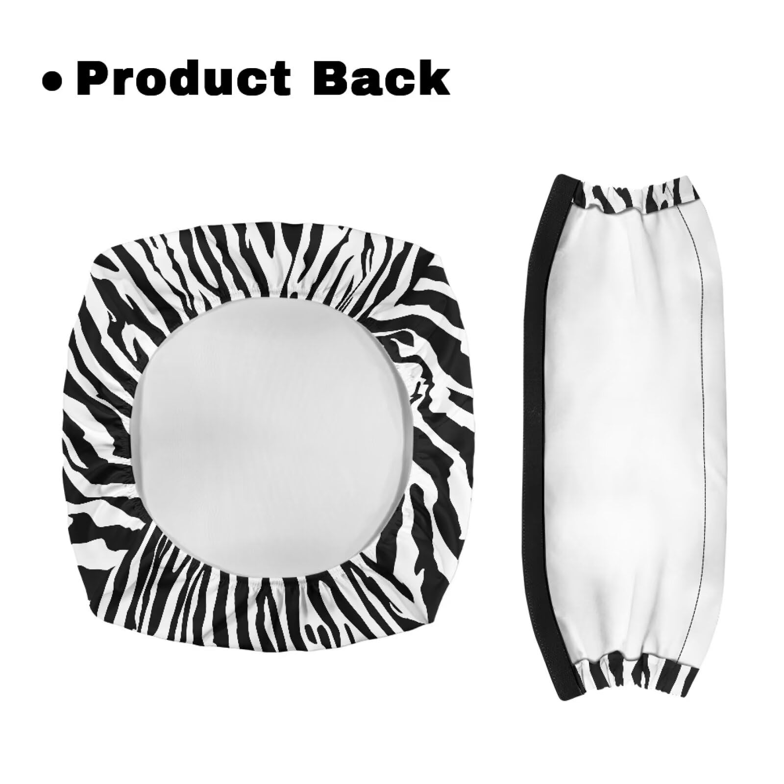 Universal Washable Walker Seat Cover with Backrest - Zebra Print Rollator Seat Cover for Seniors, Men & Women - Perfect for Indoor & Outdoor Mobility Support