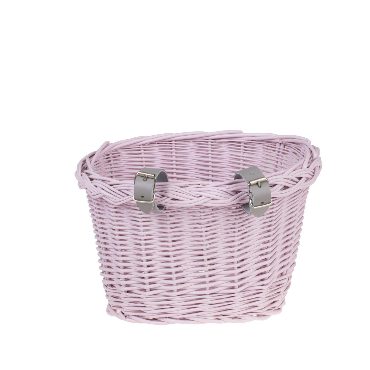 Natural Woven Wicker Bike Basket - Large Front Handlebar Basket for Bicycle | Handmade Rattan Cycling Accessory | Perfect for Picnics, Groceries & Beach Cruisers