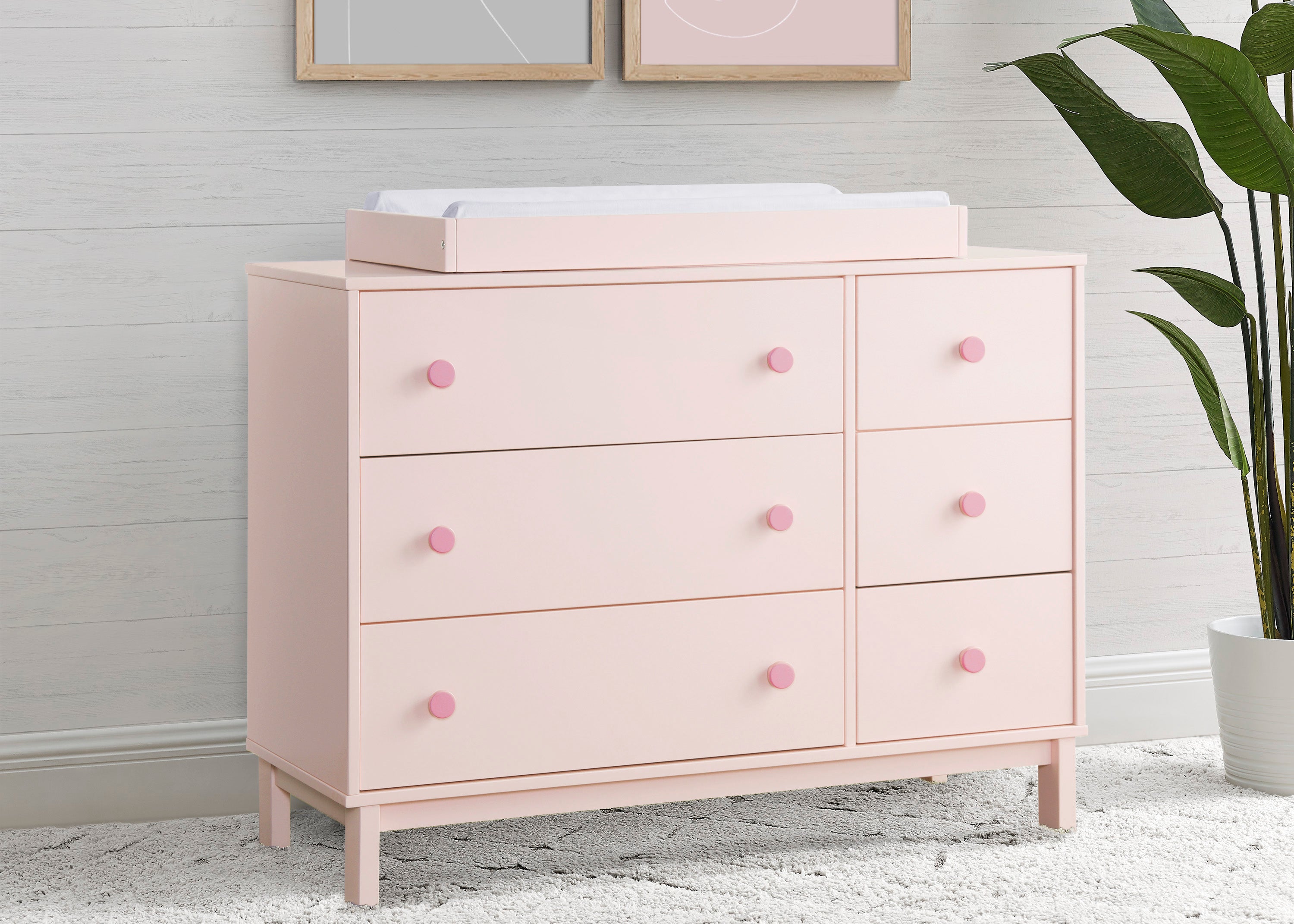 BabyGap Legacy 6-Drawer Dresser with Interlocking Drawers - Nursery Storage Solution for Baby Clothes, Blankets & Toys