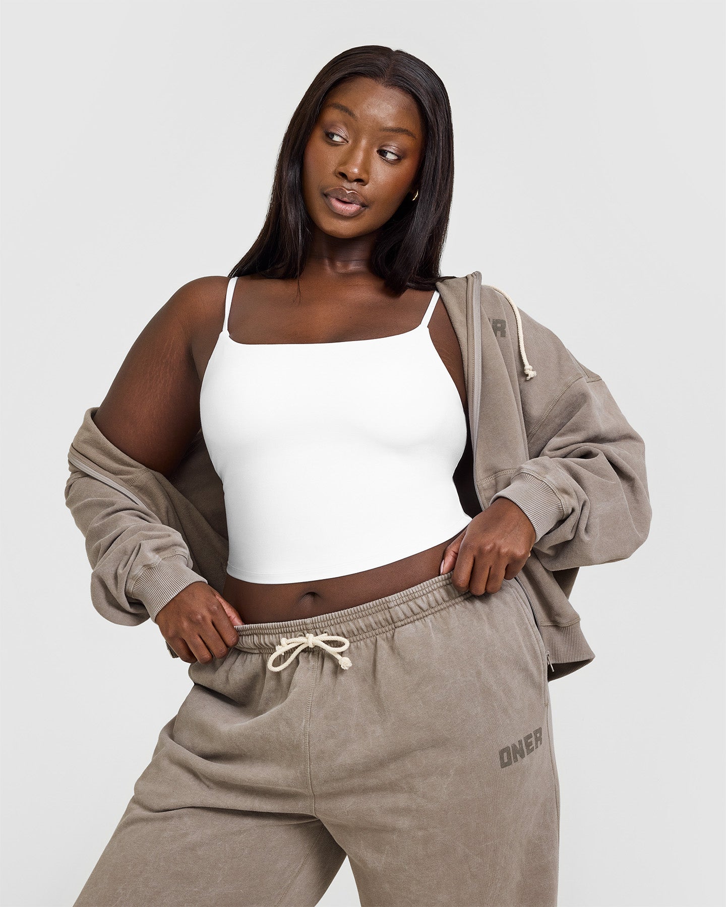 Raw Lounge Wide Leg Joggers for Women - Soft Washed Warm Sand Color Comfortable Yoga Pants - Perfect for Home, Lounge, Travel and Casual Wear