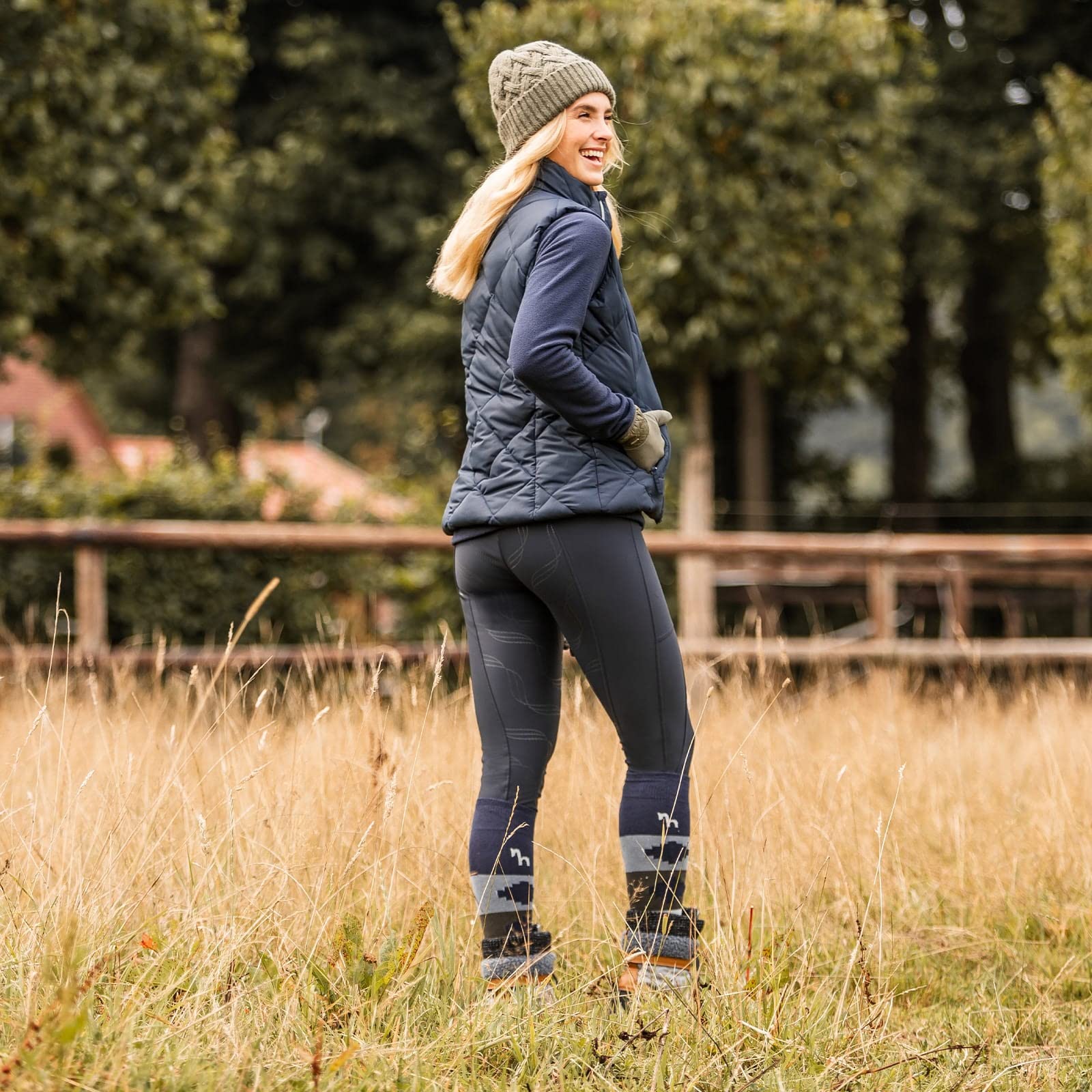 HORZE Indira Women's Full Seat Breeches - Equestrian Riding Pants for Comfort & Grip | Perfect for Horseback Riding, Dressage & Show Jumping