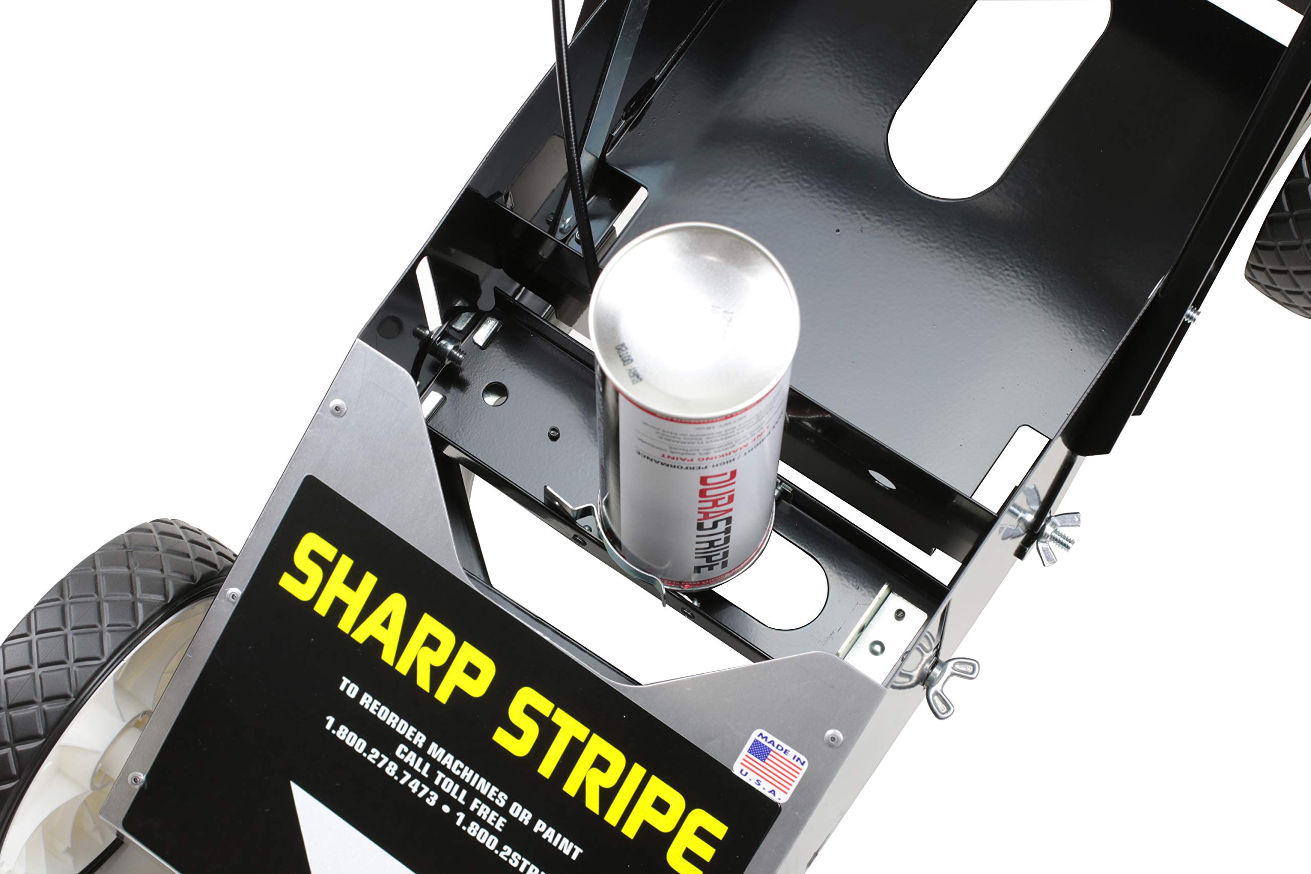 AOLDHYY 10-Can Aerosol Paint Striping Machine with 10-Inch Wheels - Professional Line Marking Equipment for Parking Lots, Roads & Sports Fields (Machine Only, Paint Sold Separately)
