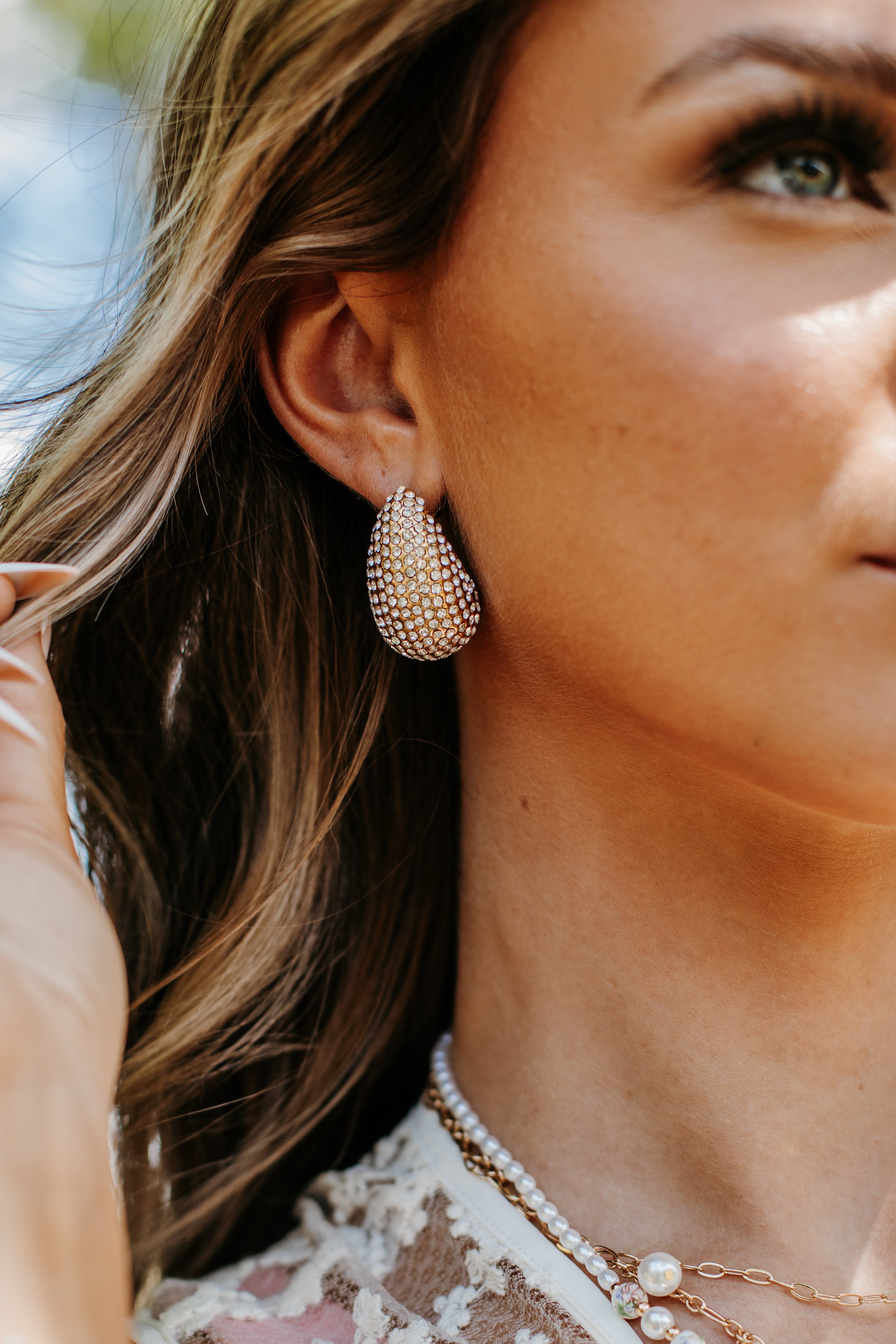 Elegant Dannette Earrings for Women - Sterling Silver Dangle Earrings with Crystals - Perfect for Parties, Weddings & Everyday Wear