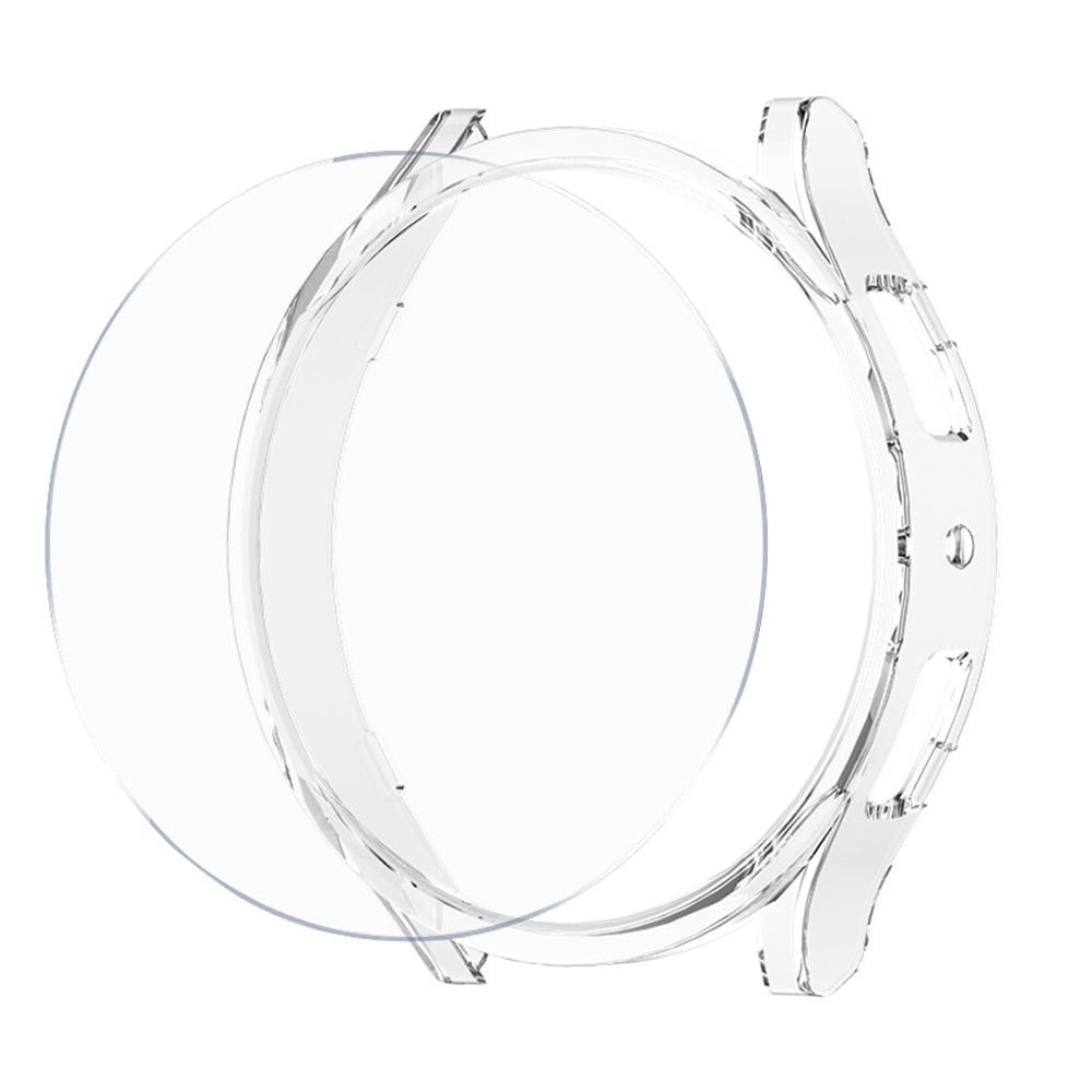 Samsung Galaxy Watch 6/Classic Case with Tempered Glass Screen Protector for 40mm/43mm/44mm/47mm Models - Perfect for Workouts, Outdoor Activities & Daily Protection