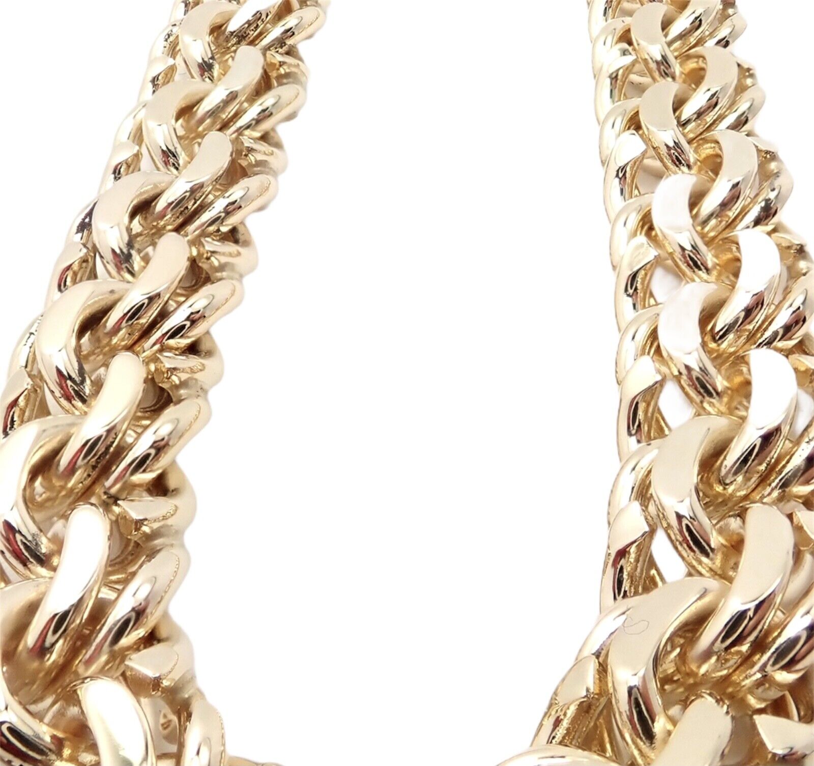 Vintage Authentic Tiffany & Co 14k Yellow Gold Link Chain Necklace - Luxury Jewelry Gift for Women, Perfect for Weddings, Anniversaries & Special Occasions