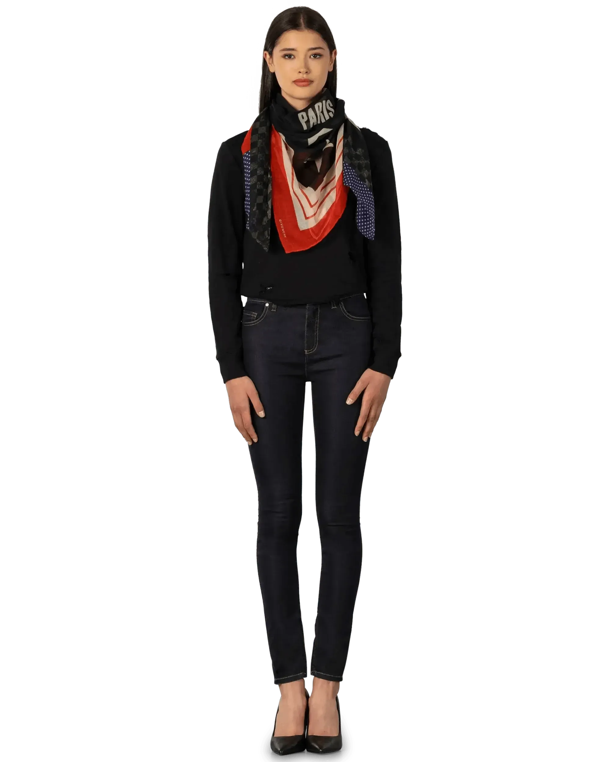 Stylish Printed Scarf 2226 - Soft Fashion Accessory for Women - Perfect for Office, Travel & Special Occasions