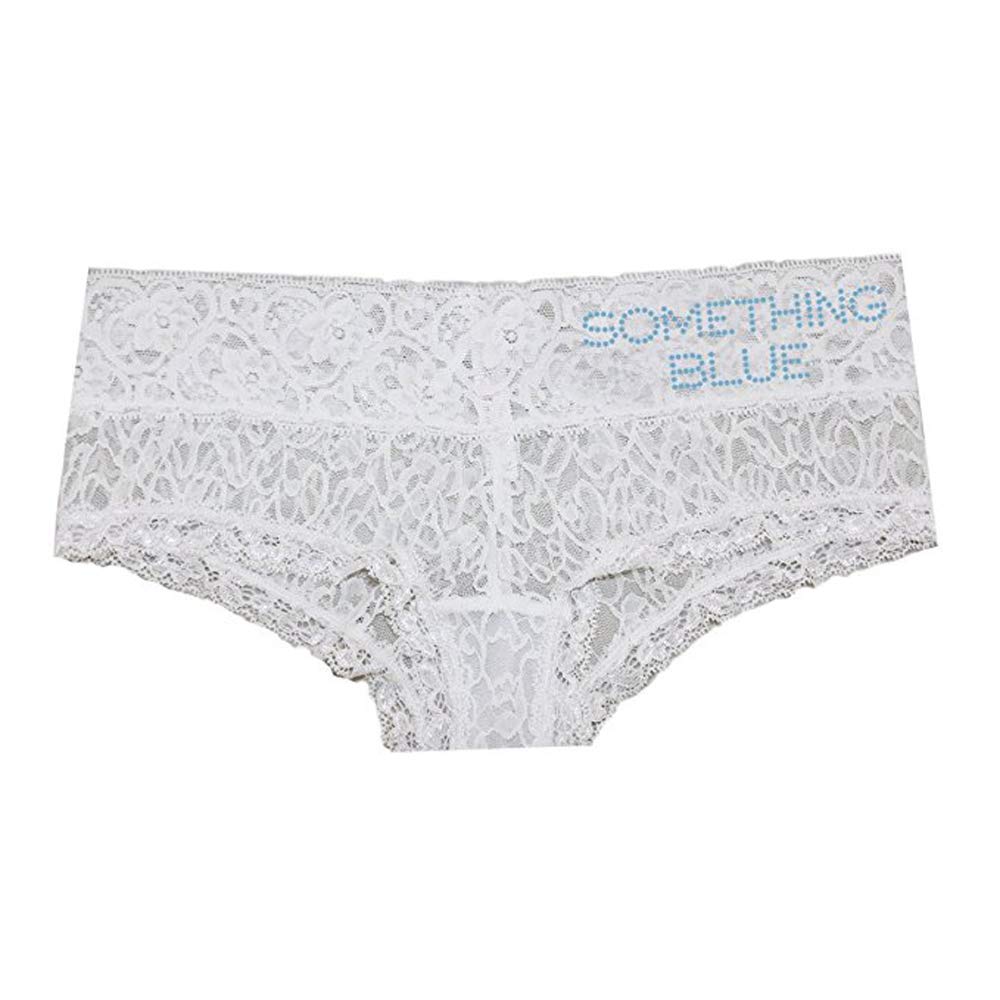 Elegant Blue Lace Bridal Hipster Panties - Perfect Wedding Day Underwear for Brides, Something Blue Tradition, Romantic Lingerie Gift