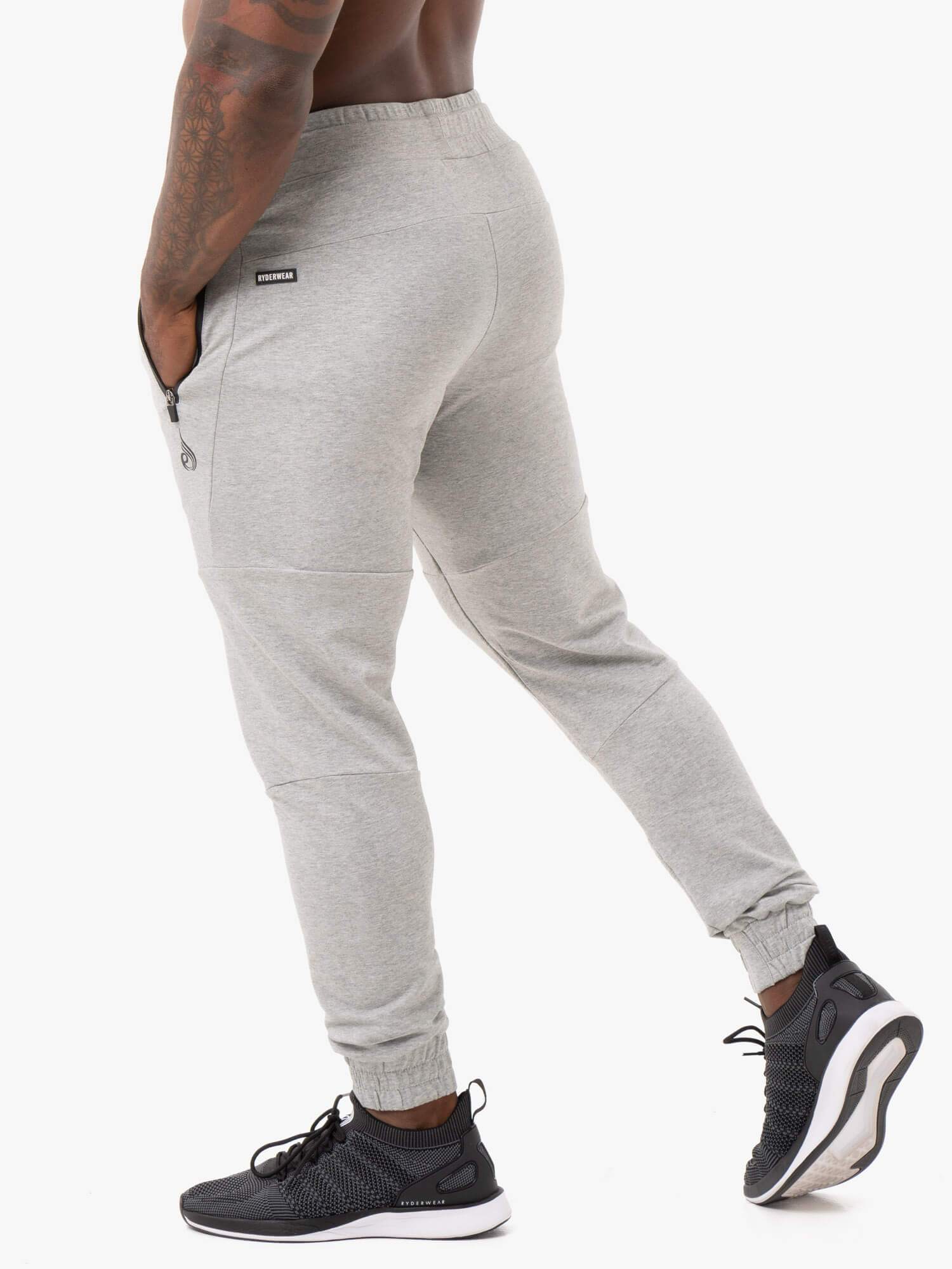 Energy Track Pants Grey Marl - Comfortable Athletic Joggers for Men & Women | Perfect for Running, Gym Workouts & Casual Wear