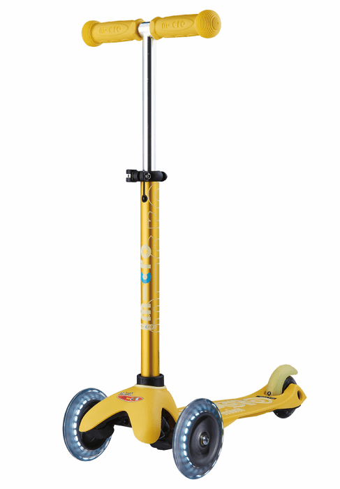 Micro Kickboard Micro Mini DELUXE LED Scooter for Kids - Light Up Wheels, Adjustable Handlebar, Ages 2-5 | Perfect for Outdoor Play, Neighborhood Rides & Backyard Fun