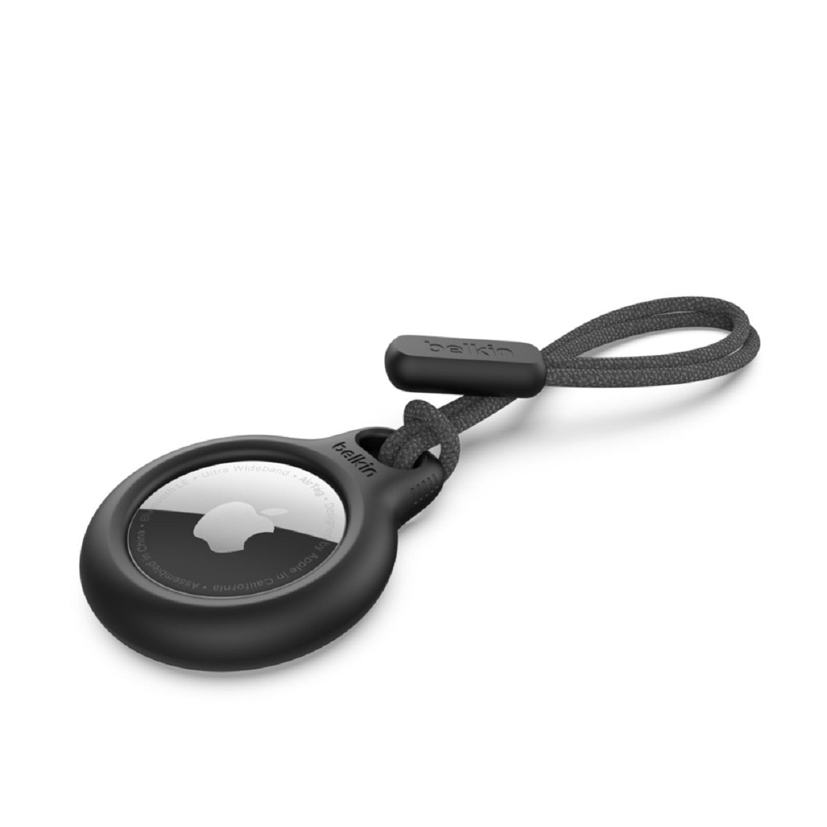 Belkin AirTag Holder with Strap - Secure & Durable Airtag Accessory for Keys, Bags & Luggage Tracking | Compatible with Apple AirTag (2021)