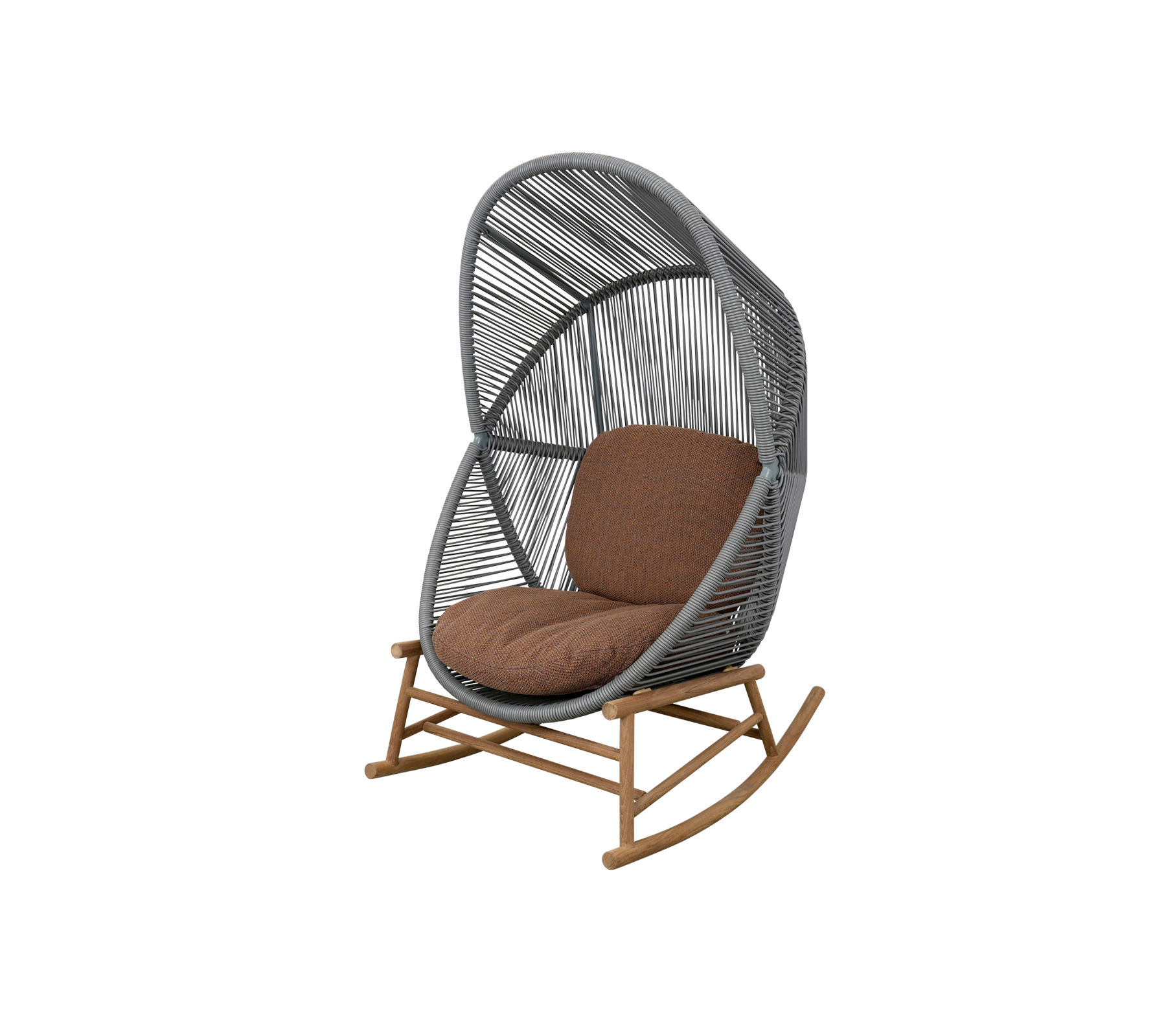 Hive Rocking Chair - Modern Wooden Rocker for Nursery, Living Room & Patio - Comfortable & Stylish Home Decor