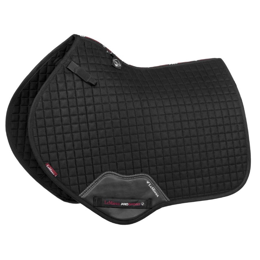 Lemieux Suede Close Contact Square Saddle Pad for English Riding - Premium Equestrian Saddle Pad for Horses, Dressage & Show Jumping - Perfect for Training, Competitions & Daily Riding