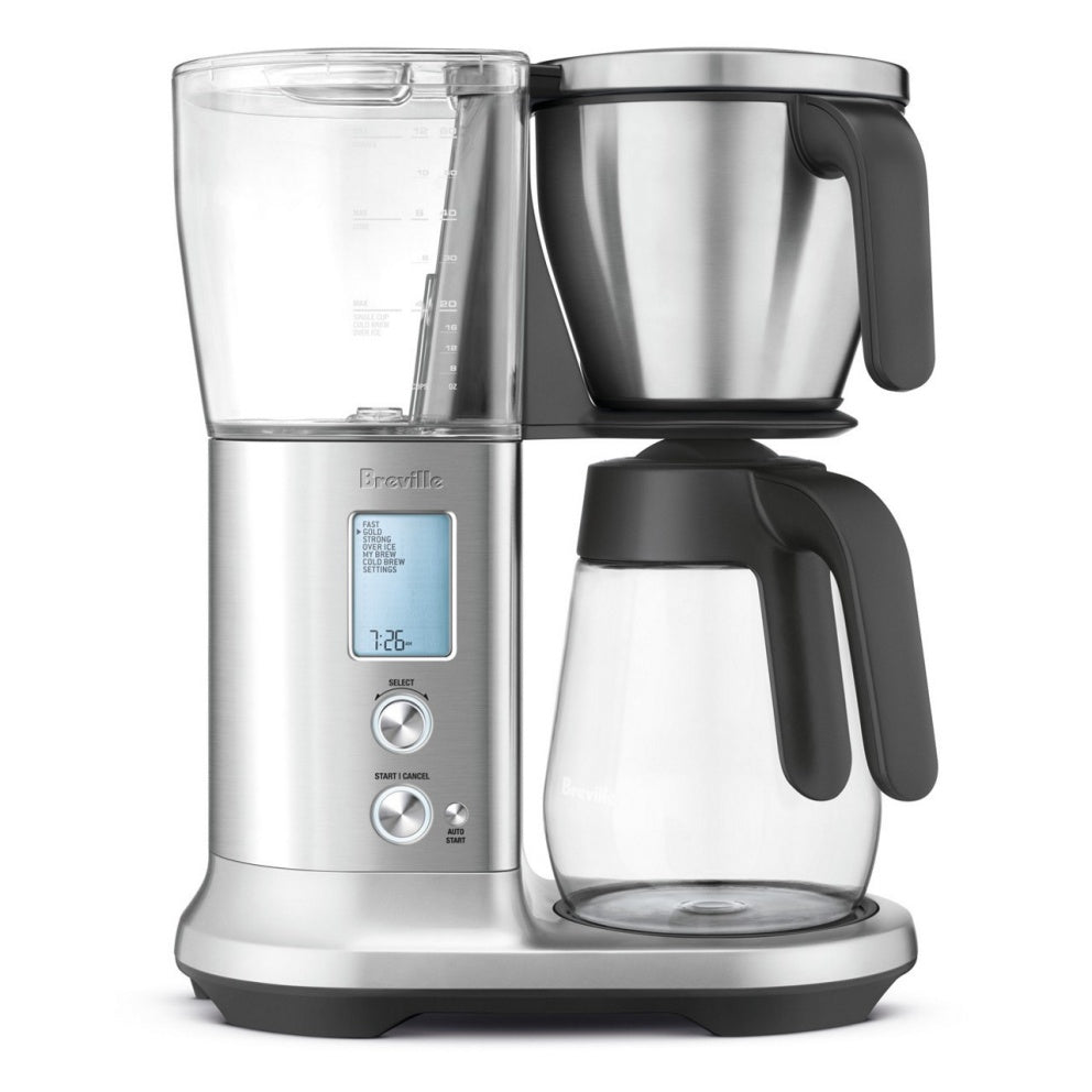 Breville Precision Brewer Glass Coffee Maker - BDC400BSS | 12-Cup Thermal Carafe, Customizable Brewing Options for Perfect Coffee Every Time | Ideal for Home, Office & Coffee Enthusiasts