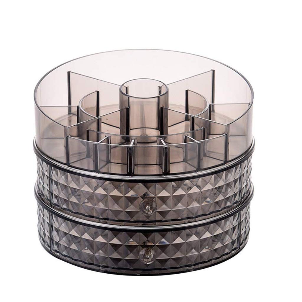 360° Rotating Makeup Organizer - Detachable Cosmetic Storage Box for Bathroom & Vanity