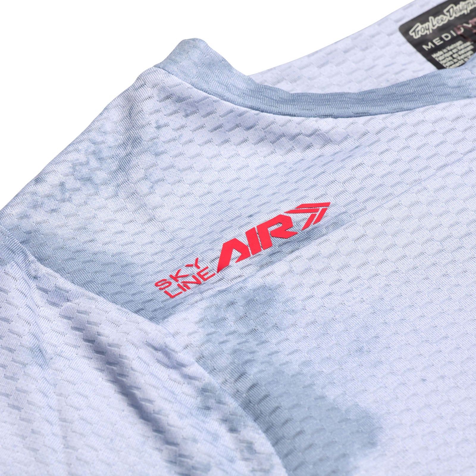 Skyline Air Short Sleeve Jersey Flared Concrete - Breathable Women's Athletic Top for Running, Yoga & Gym Workouts