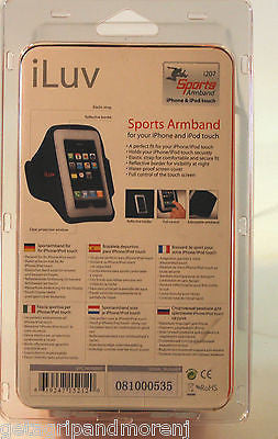 iLuv I207 iPhone Arm Band - Adjustable Running & Workout Armband for iPhone 6/7/8/X - Secure Fit, Sweatproof Design - Perfect for Jogging, Gym & Fitness Activities