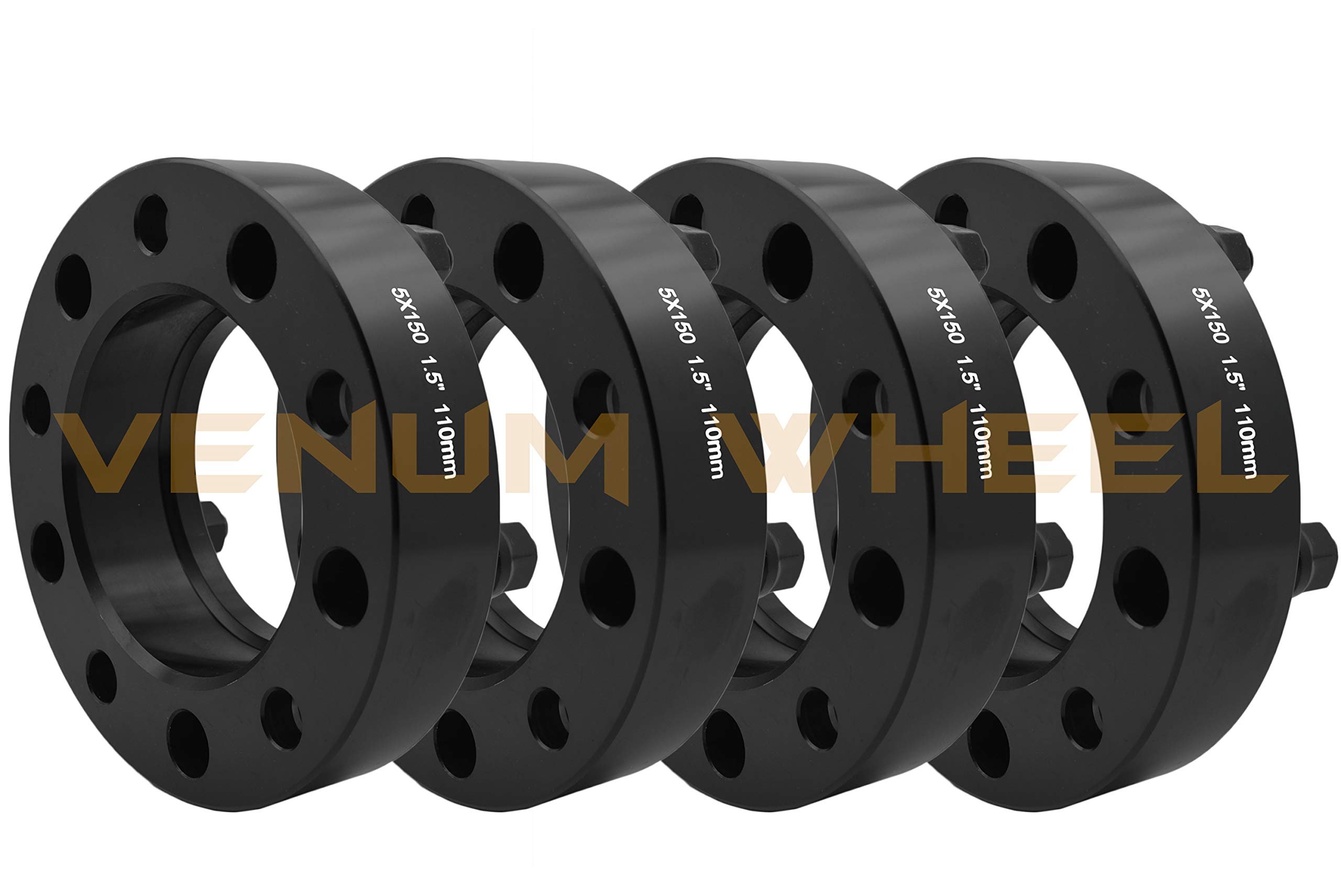 4-Piece 5x150mm Hub Centric Wheel Spacers Adapters - 1.5