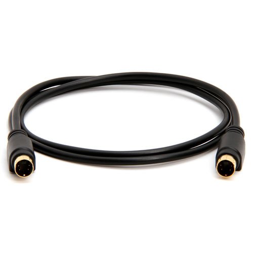 3ft. S-Video Male to Male Cable - High-Quality Flexicord for Home Theater, Gaming & AV Equipment - ZT1283223
