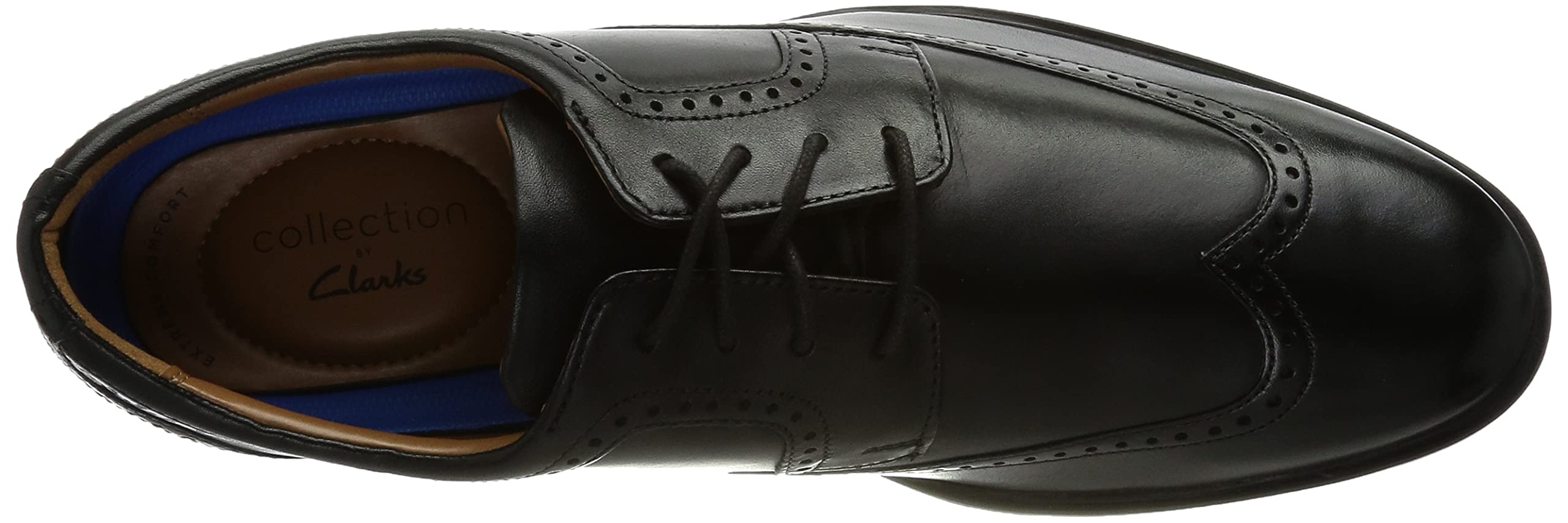 Clarks Men's Whiddon Wing Oxford Shoes - Classic Leather Dress Shoes for Business & Formal Occasions | Comfortable Slip-On Style for Office, Wedding & Professional Events