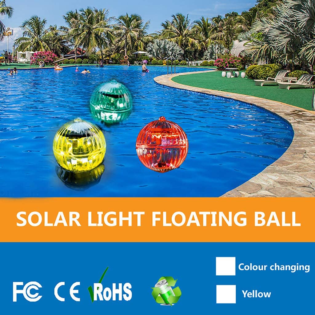 Solar Powered Floating Pool Lights - 4