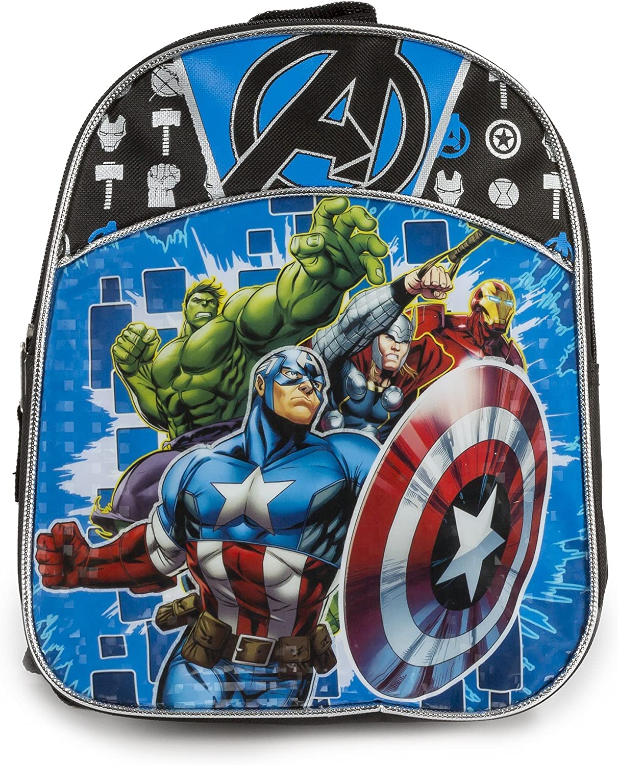 Marvel Avengers Mini Backpack 11 Inch - Kids School Backpack for Boys & Girls | Perfect for School, Travel, and Comic Con Events