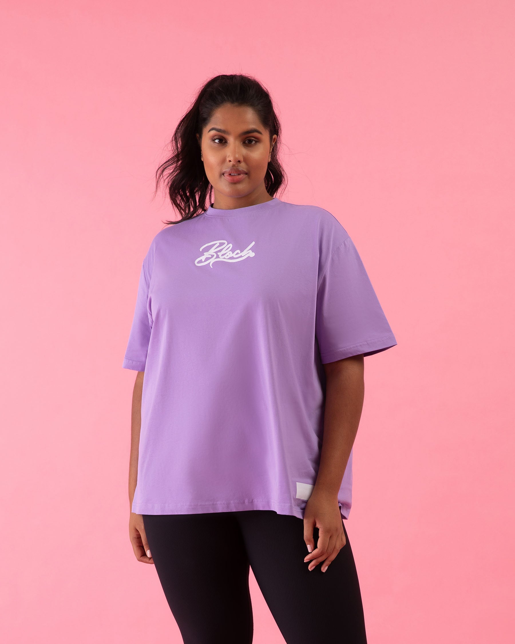 Bloch Play Oversized T-Shirt for Women - Soft Cotton Relaxed Fit Tee - Casual Wear, Lounge & Street Style Outfits