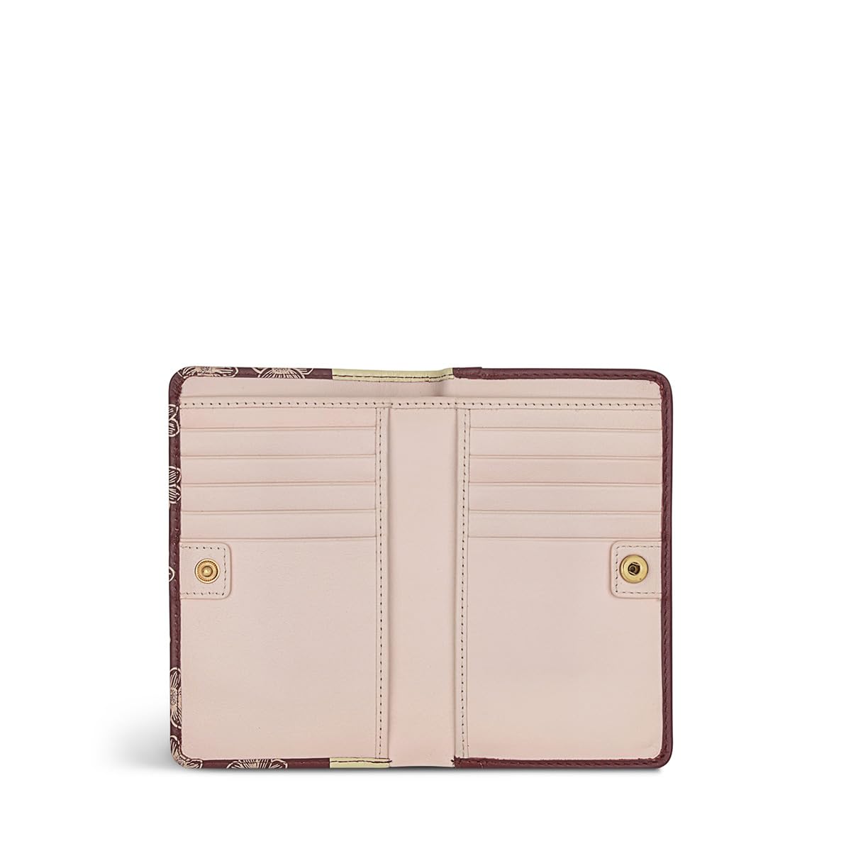 Radley London Women's Merlot Smooth Leather Medium Bifold Wallet - 10 Card Slots & Press Stud Closure - Perfect for Everyday Use, Travel & Gift Giving
