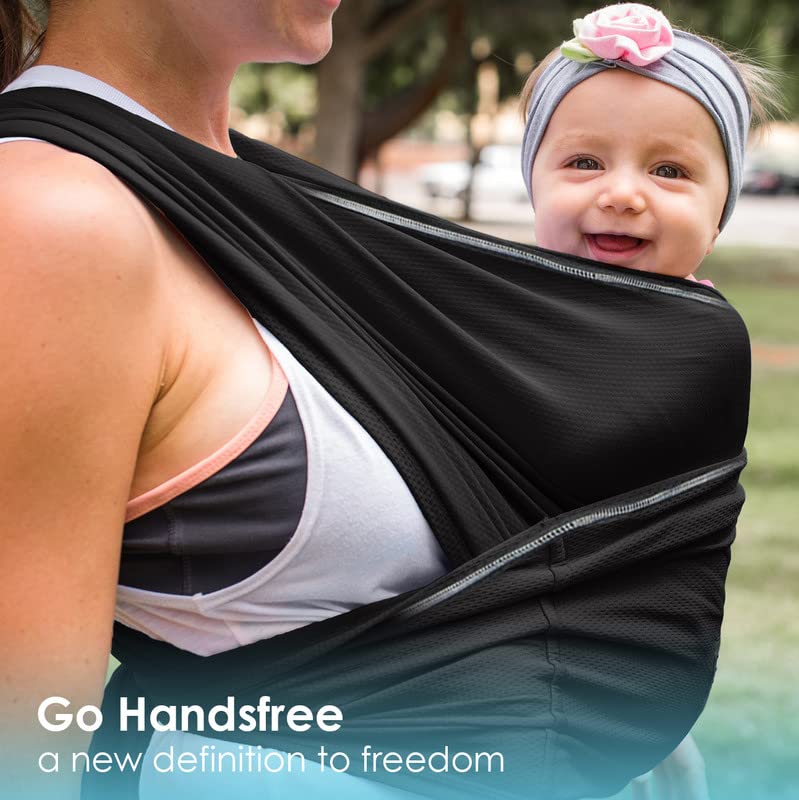 Active Baby K'tan Carrier Wrap - Breathable Baby Sling for Newborn to Toddler | UV Protection & Quick Dry | Perfect for Outdoor Adventures & Daily Errands