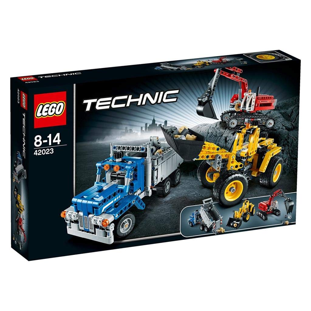 LEGO Technic 42023 Construction Crew Building Set - STEM Educational Toy for Kids & Adults - Perfect for Construction Themed Play & Collector Display