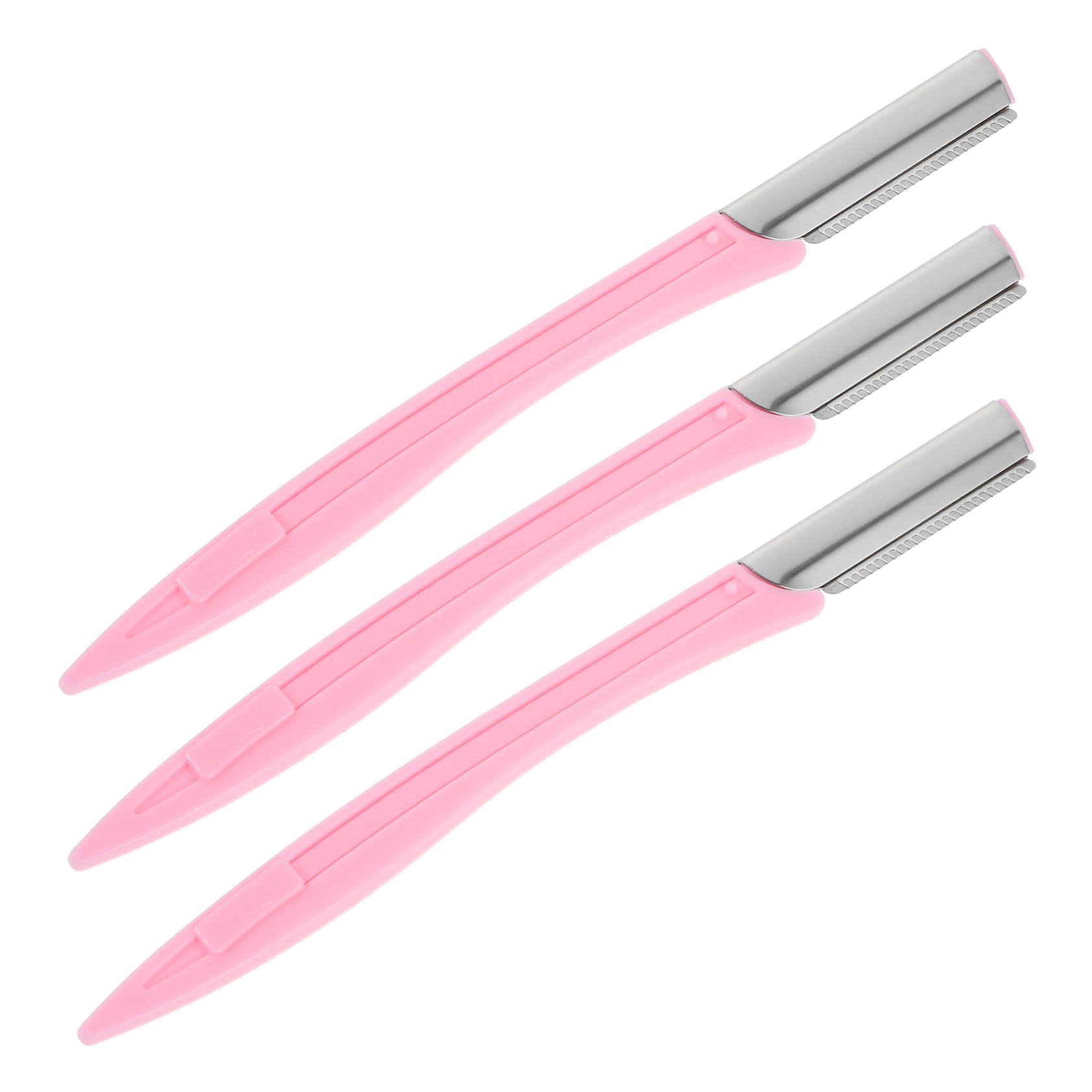 3-Pack Eyebrow Razor & Facial Hair Trimmer Set - Precision Grooming Tool for Women, Eyebrow Shaper, Lint & Hair Remover - Perfect for Eyebrow Shaping, Facial Hair Removal & Clothing Care at Home or Travel
