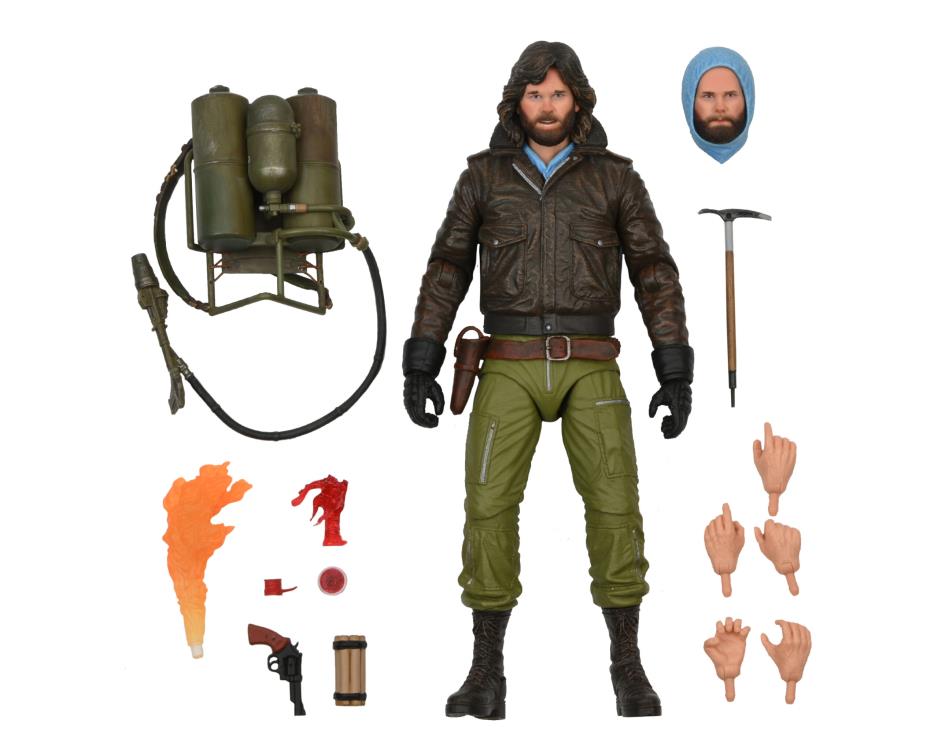 NECA The Thing Ultimate MacReady V2 Action Figure - Station Survival Edition - Collectible Horror Movie Toy for Fans & Display