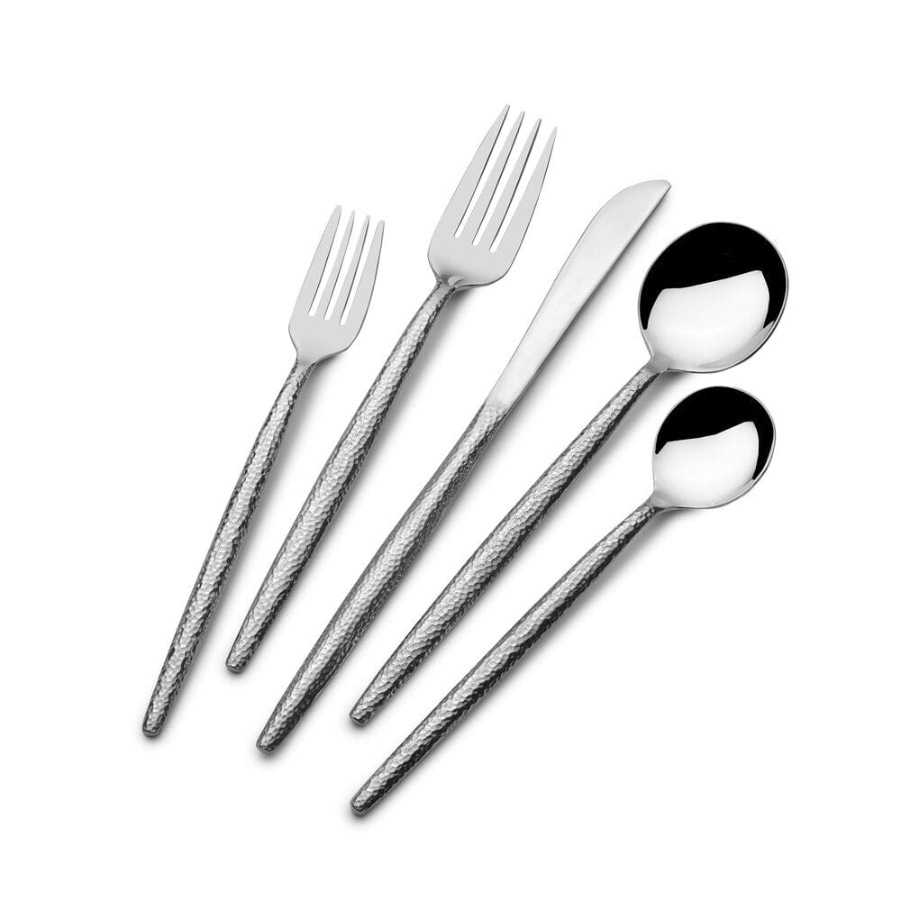 20-Piece Forged Shea Flatware Set - Service for 4 - Premium Stainless Steel Cutlery Set for Dining, Entertaining & Everyday Use