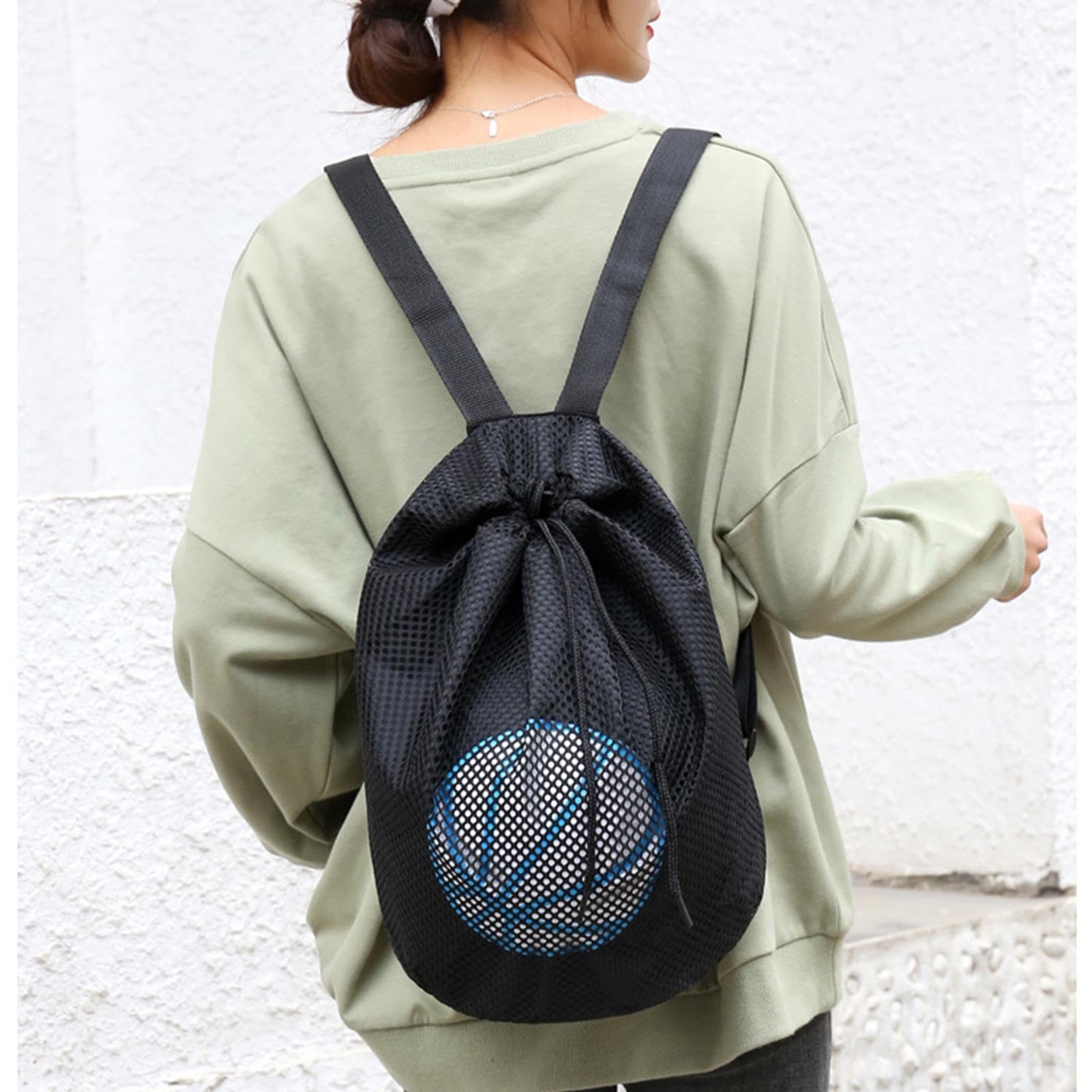 Duroecsain Basketball Backpack for Boys - Durable Basketball Equipment Bag with Drawstring, Sports Backpack & Shoulder Bag for Teenagers - Perfect for School, Training, and Travel