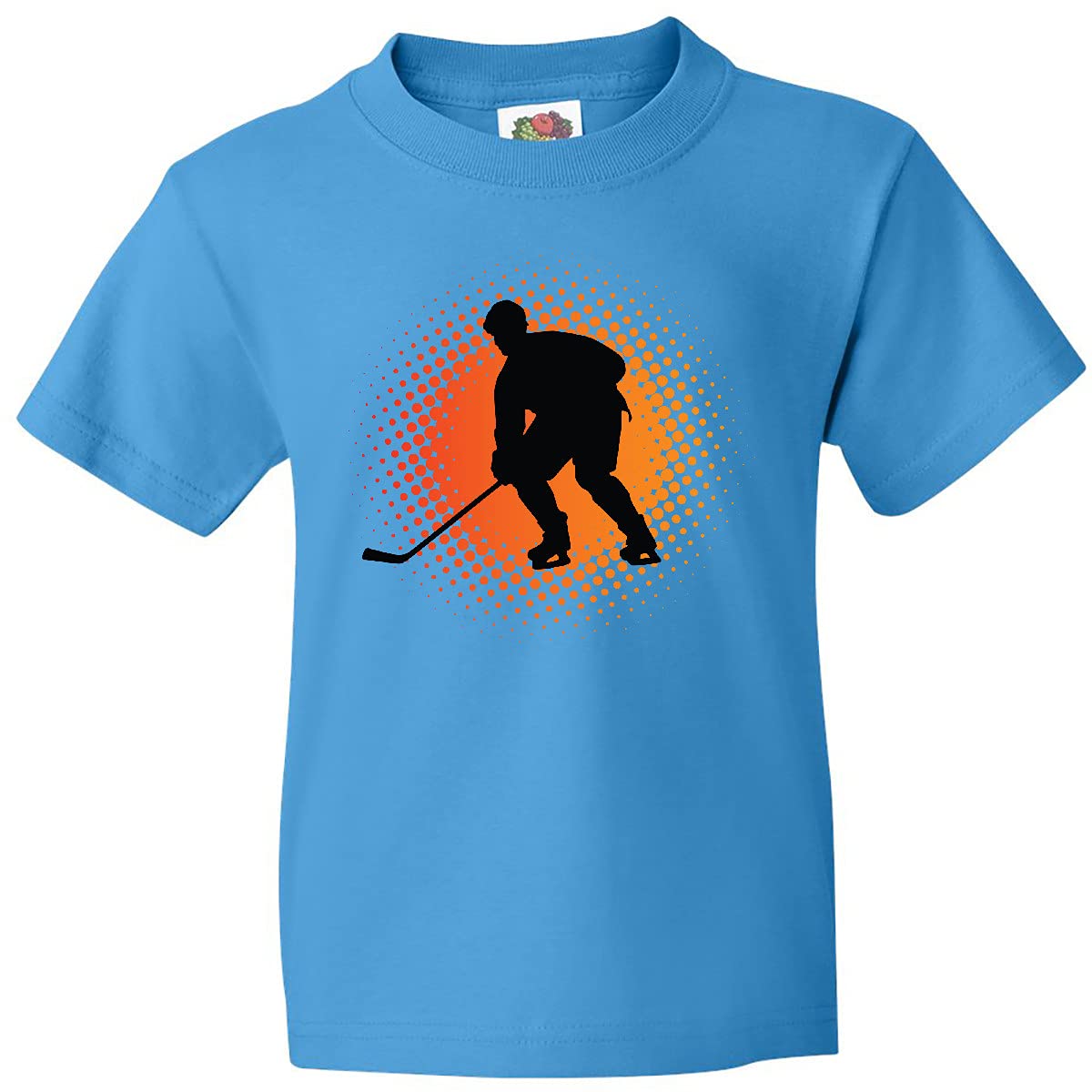 Inktastic Play Hockey Sports Youth T-Shirt - Comfortable Kids Hockey Tee for Boys & Girls - Perfect for Hockey Practice, Games & Fan Wear