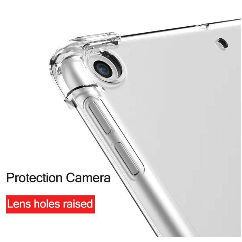 Clear Transparent Silicone Case for iPad Pro 11 (2021) - Slim Fit, Shockproof Protection for Work, School & Travel