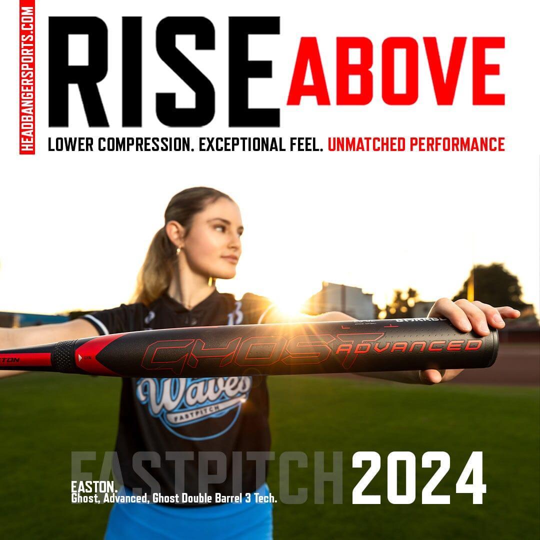 Easton Ghost Advanced (10) Fastpitch Softball Bat - EFP4GHAD10 | USA Certified for Youth & Adult Leagues | Perfect for Competitive Games & Training Sessions