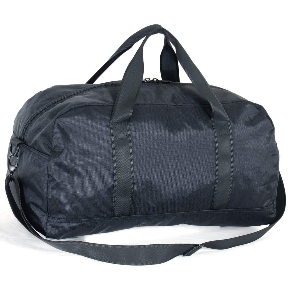 20-Inch Travel Duffel Bag - Lightweight & Durable Carry-On Duffel for Gym, Sports, Weekend Trips - Perfect for Air Travel, Camping & Workout Gear (Black)