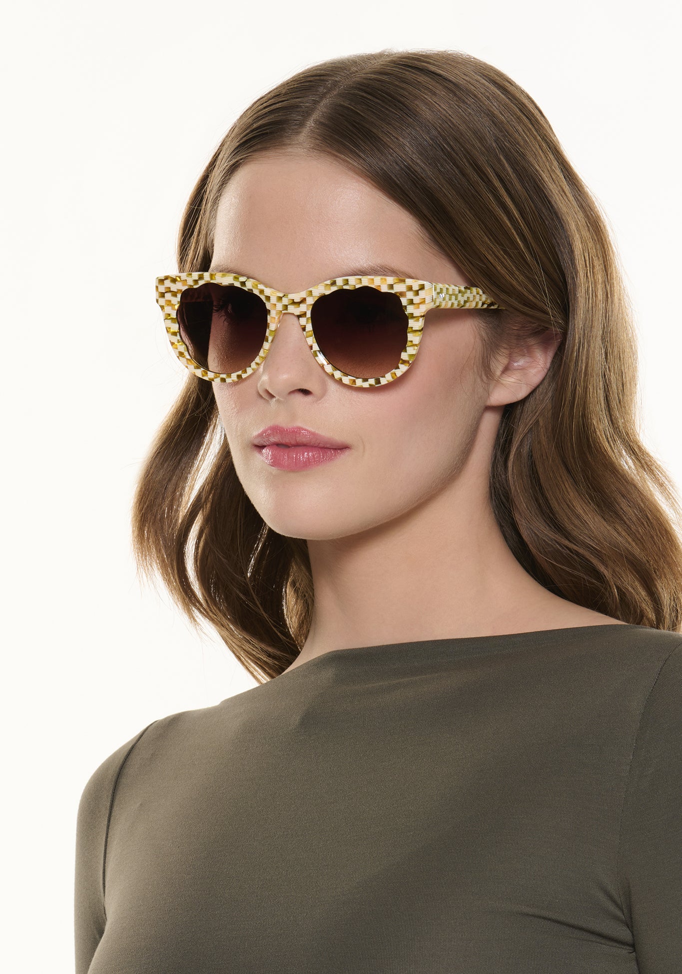 Ellie Yuzu Sunglasses - Trendy UV Protection Cat Eye Shades for Women - Perfect for Beach, Driving & Outdoor Activities