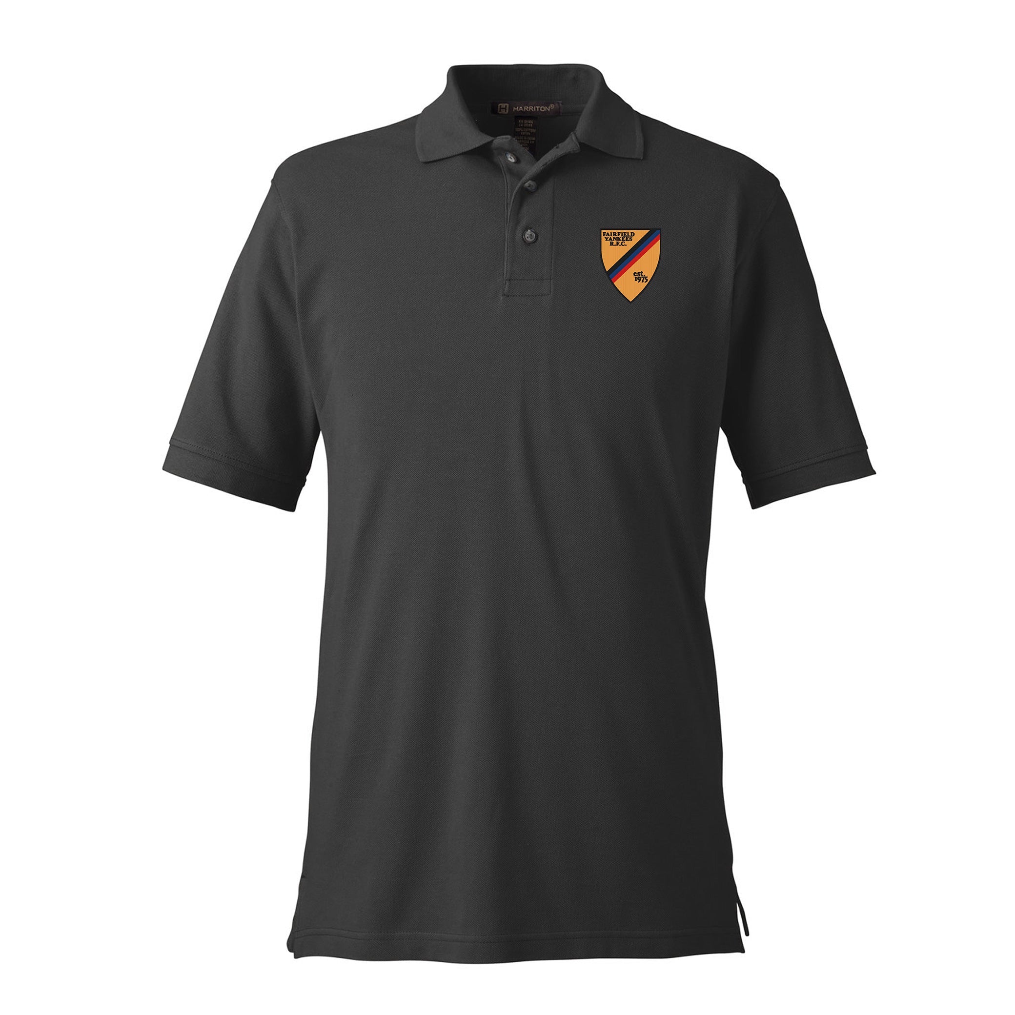 Fairfield Yankees RFC Ringspun Cotton Polo Shirt - Men's Breathable & Comfortable Performance Polo for Golf, Casual Wear & Sports