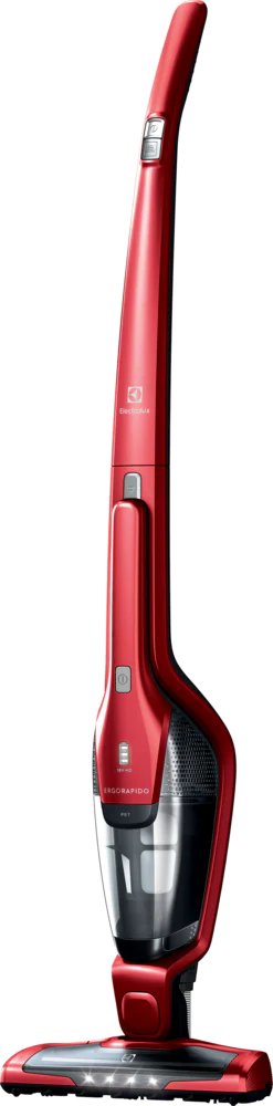 Electrolux EHVS3510AR Ergorapido Pet Cordless Vacuum Cleaner - Lightweight, Powerful Suction for Pet Hair, Hard Floors & Carpets - Perfect for Home, Office & Pet Owners (Chili Red)