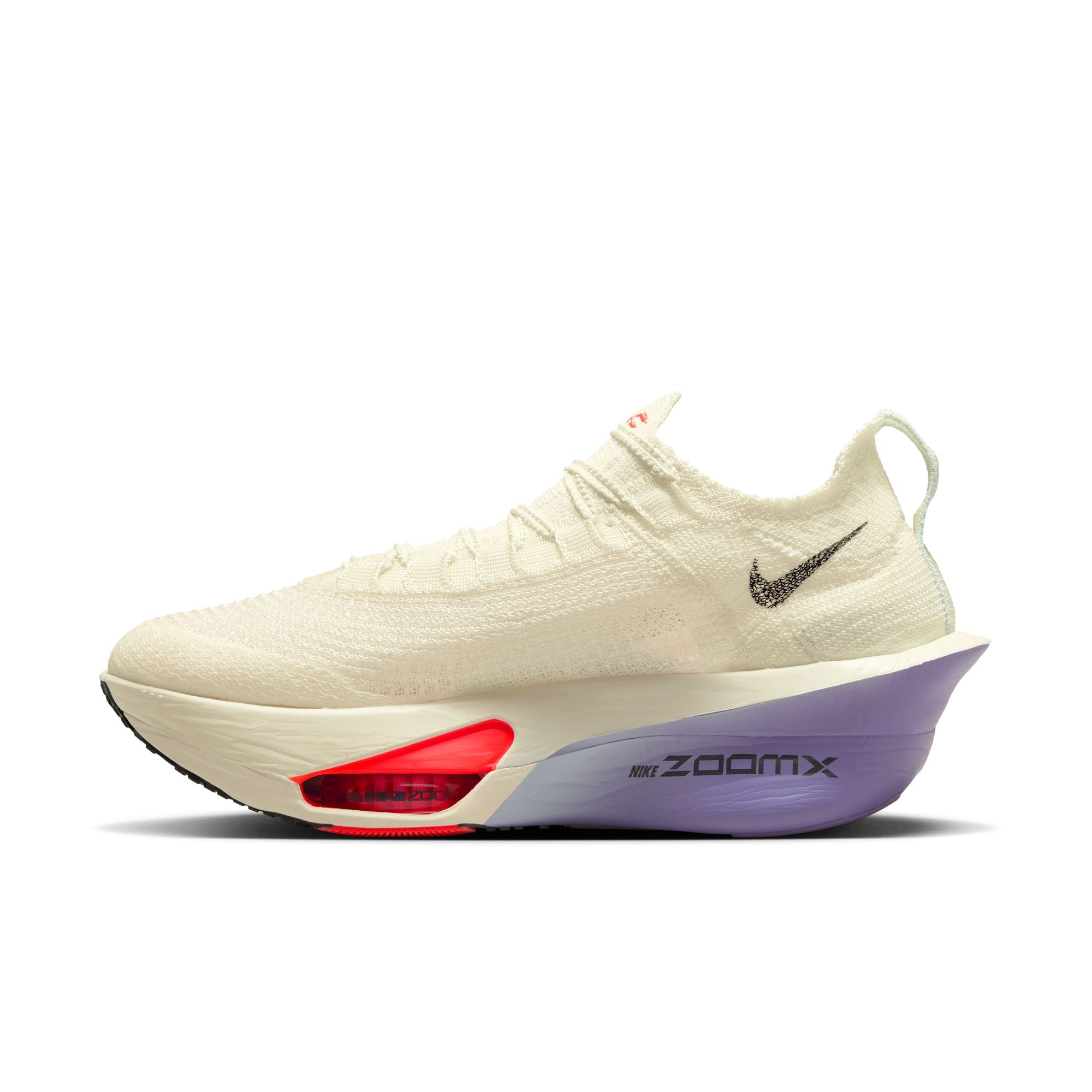 Nike Women's Alphafly 3 Running Shoes - Coconut Milk/Off Noir Dusty Amethyst | Lightweight Cushioned for Marathon Training & Road Racing