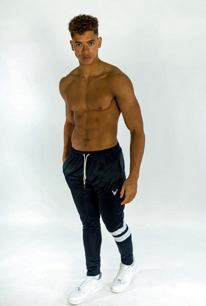 Cerus Black Element Jogging Pants for Men - Lightweight & Breathable Running Bottoms for Gym, Workout & Casual Wear