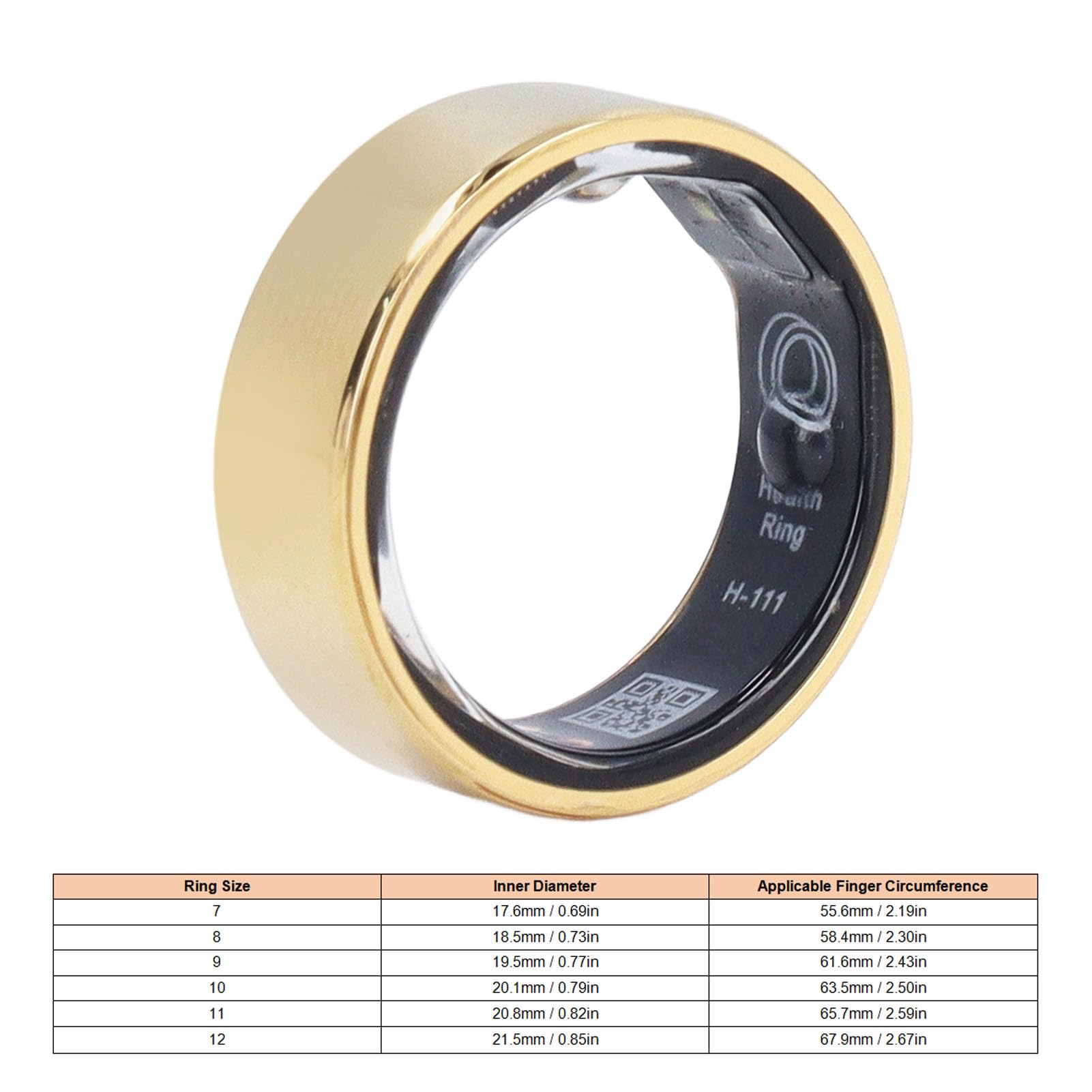 Smart Fitness Ring - Waterproof Activity Tracker with Pedometer, Sleep Monitor, Heart Rate & Calorie Counter for Women & Men | Perfect for Gym, Running, Swimming & Daily Health Tracking