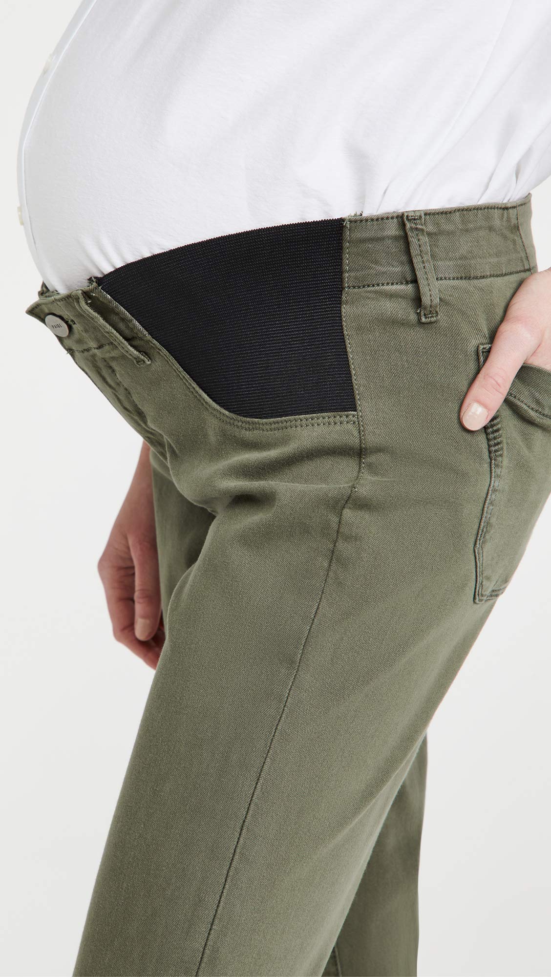 PAIGE Women's Maternity Joggers - Stretchy Pregnancy Pants for Comfort & Style | Perfect for Work, Yoga & Everyday Wear