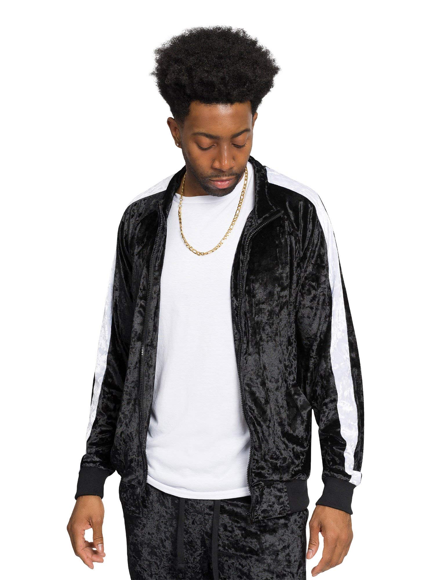 Premium G-Style USA Men's Velour Tracksuit Set - Soft Velvet Jogger & Hoodie Outfit for Gym, Lounge & Streetwear | Comfortable Casual Wear for Workout, Travel & Home Relaxation
