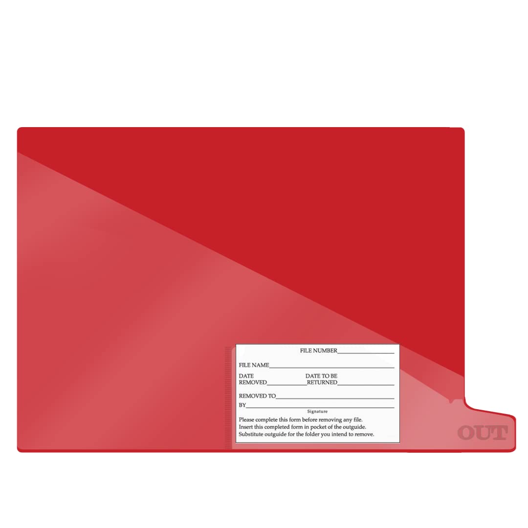 Professional Plastic File Folders - Letter Size 9