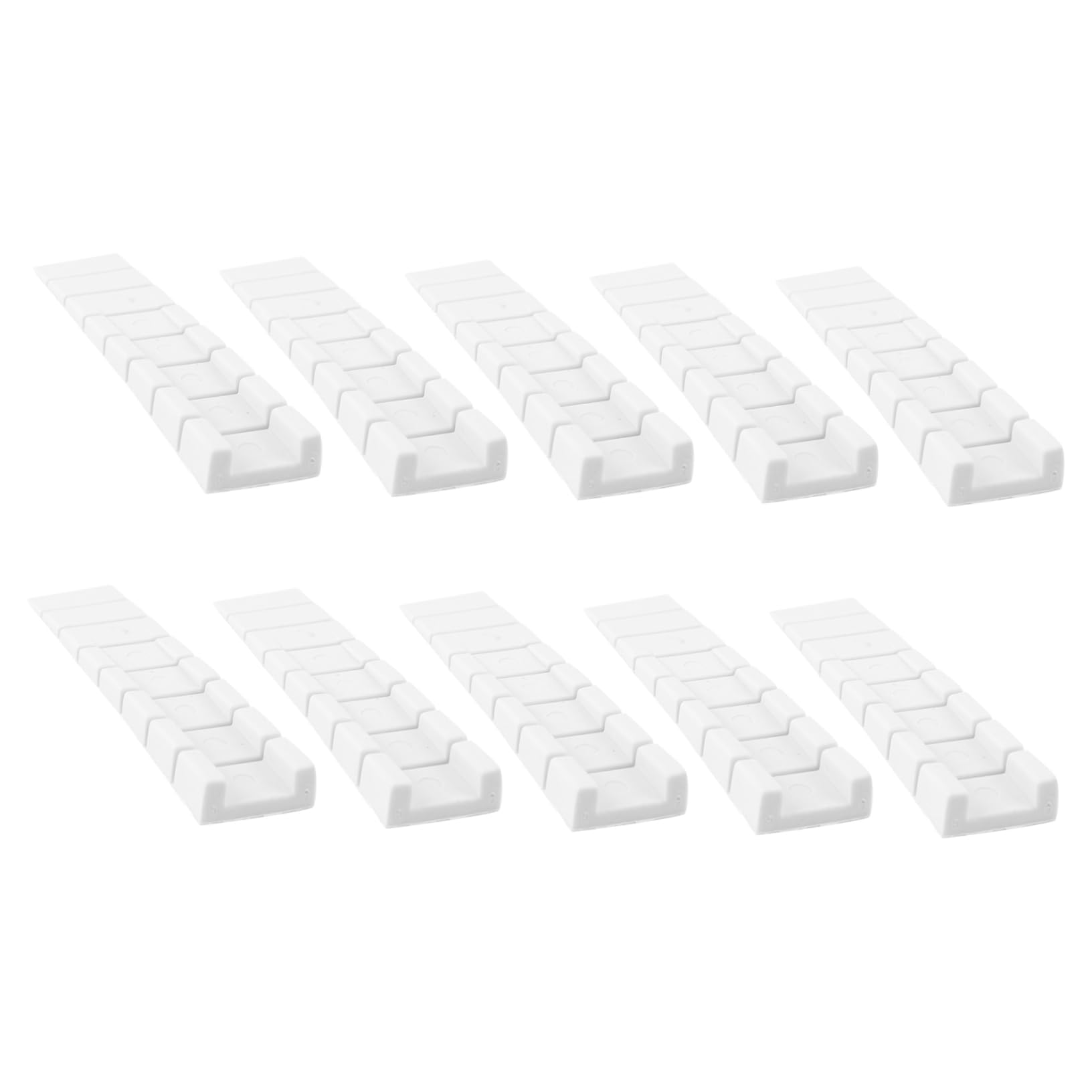 Housoutil 20 Pcs Furniture Leveling Shims - Adjustable Non-Slip Plastic Wedges for Cabinets, Tables, Toilets & DIY Home Improvement (Perfect for Uneven Floors & Wobbly Furniture)