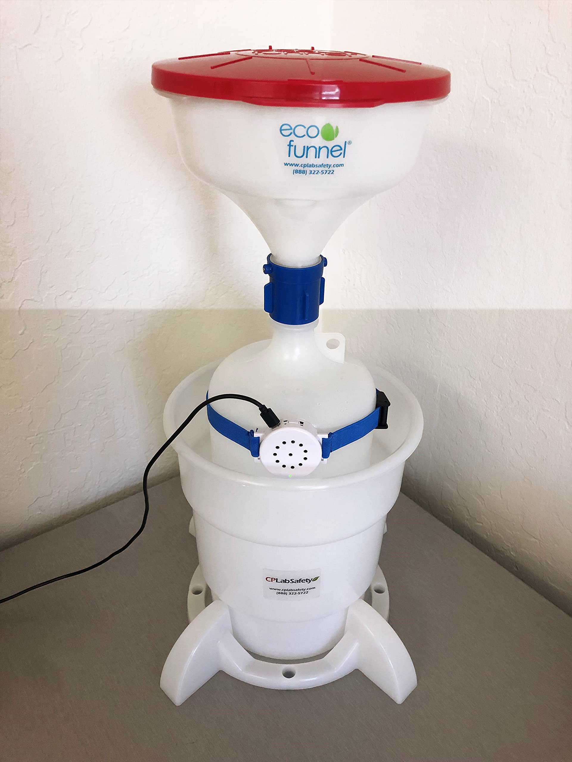 8' USB Electronic Liquid Level Indicator with Voice Alert - HTC: 9026.10.2000, COO: China - Perfect for Industrial Tanks, Chemical Storage & Home Water Monitoring