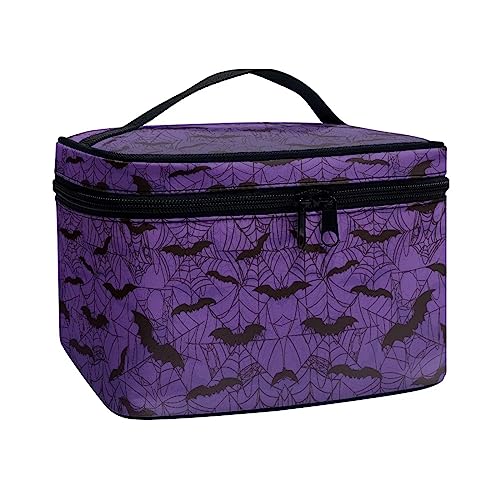 Purple Bats Spider Web Print