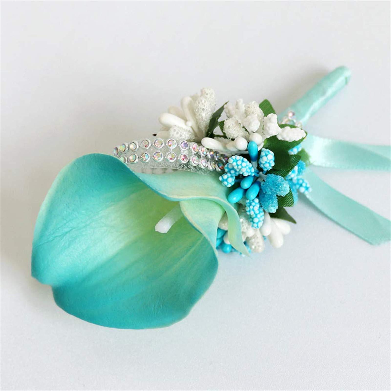 Elegant Rose Boutonniere for Groom & Groomsmen - Real Touch Silk Flower Brooch for Weddings, Prom, Parties & Formal Events - Perfect for Wedding Lapel, Suit Jacket & Special Occasions